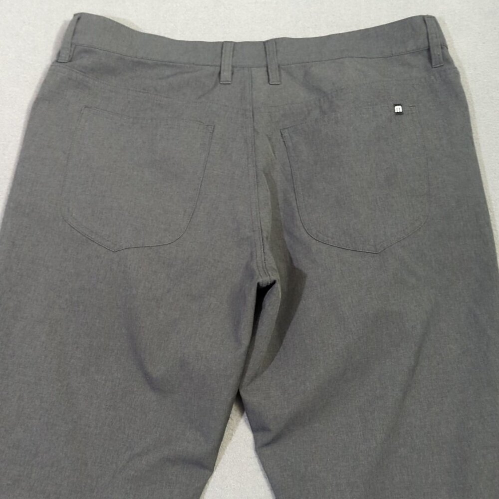 Travis Mathew Pants Men's 36 Gray Open To Close Performance Golf Casual - Picture 3 of 11